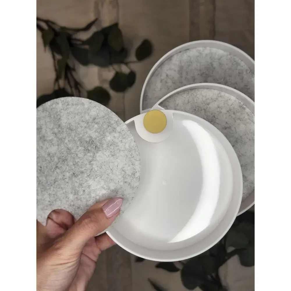 The2Bandits Tiered Catchall Tray in White